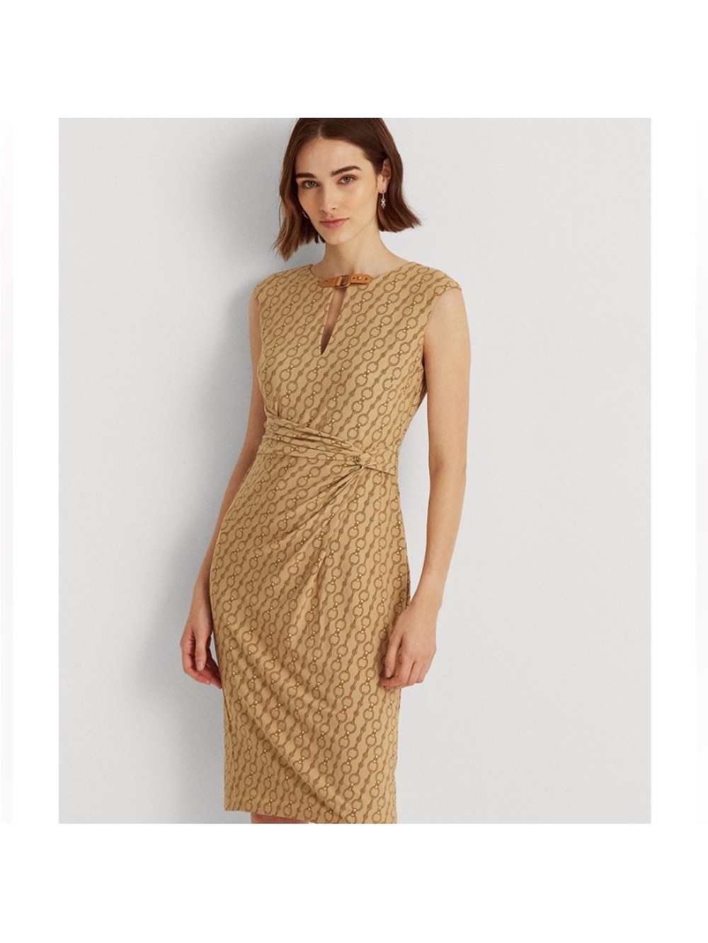 Ralph Lauren Horse Bit Printed Dress